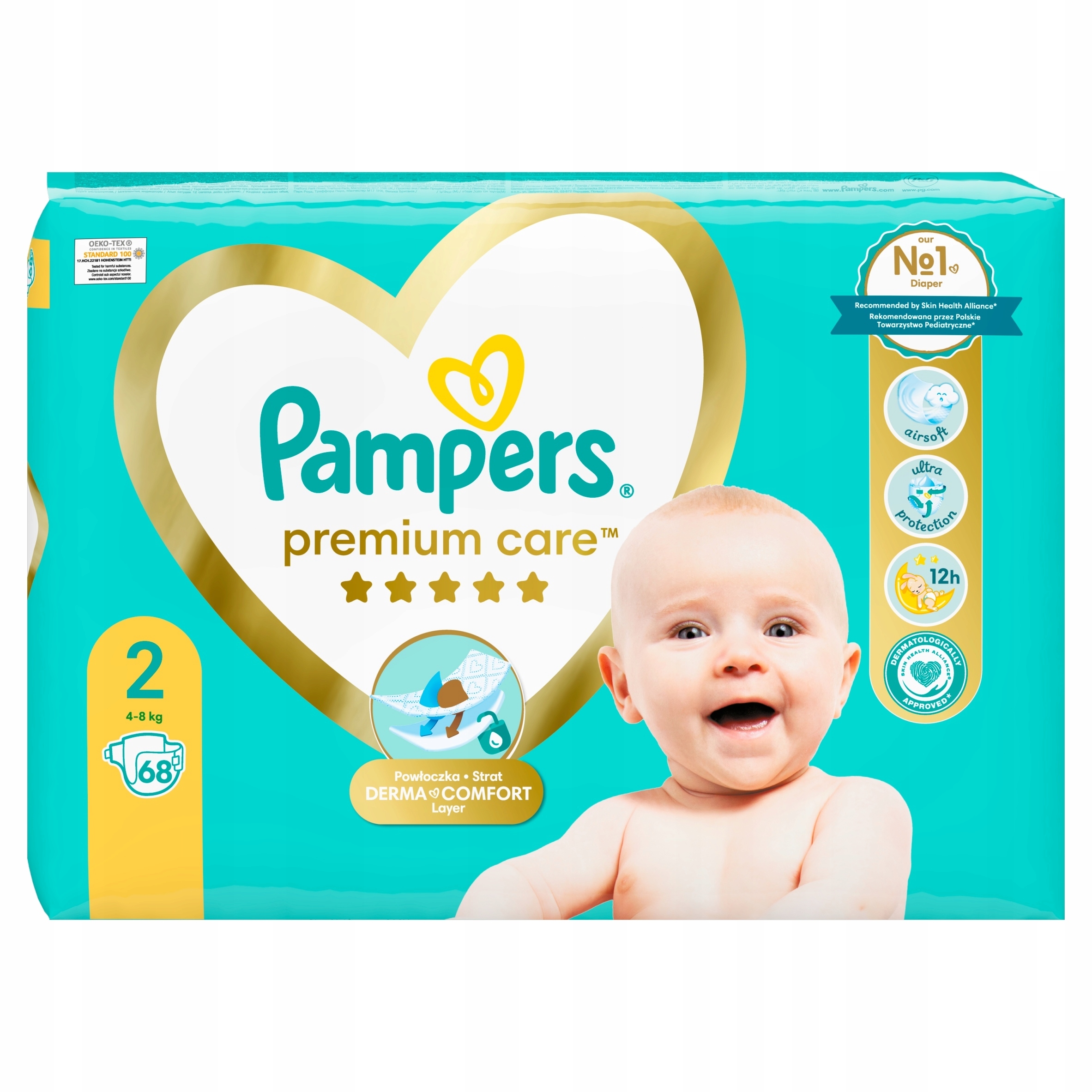 pampers premium care 1 88 sztuk