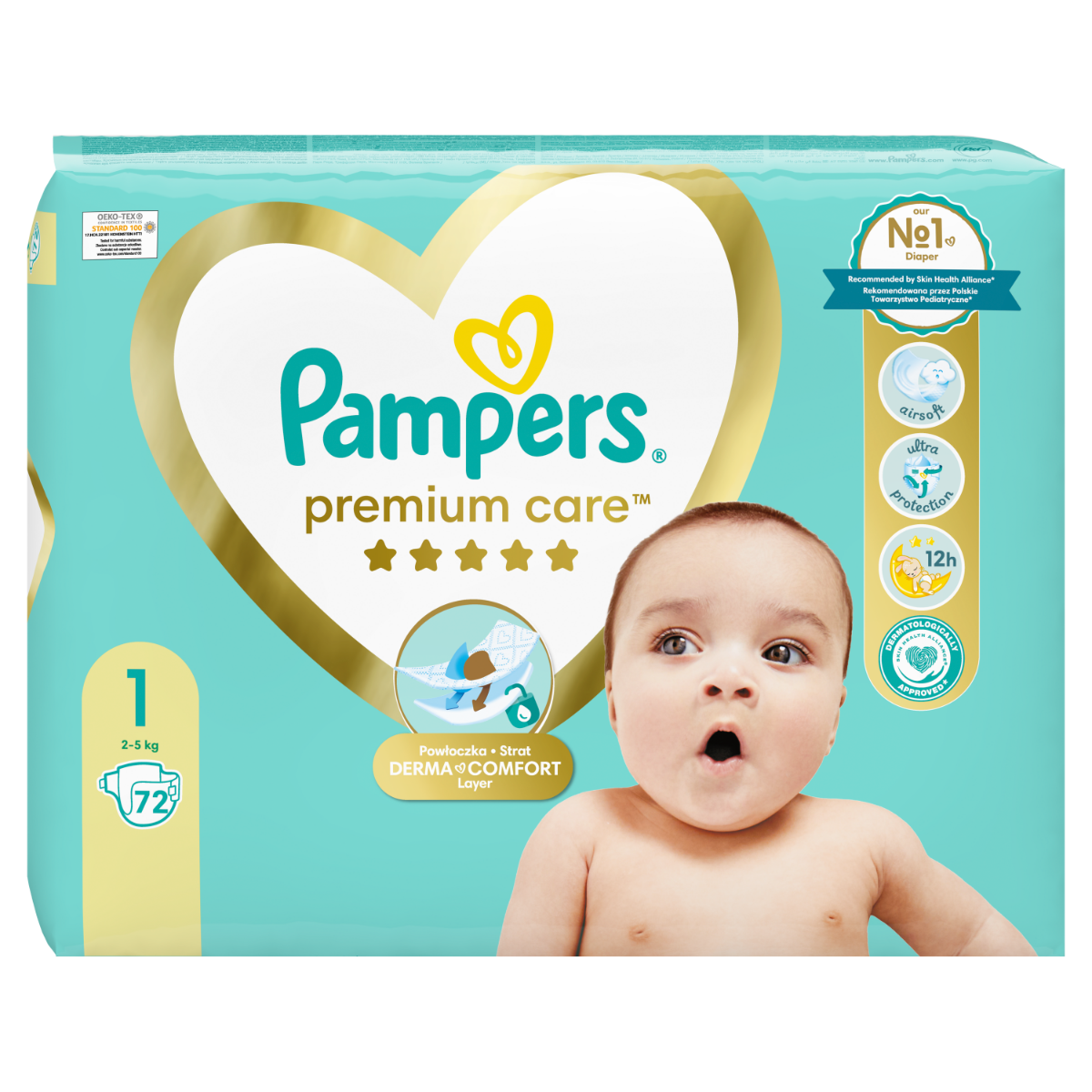 chusteczki pampers natural clean allegro