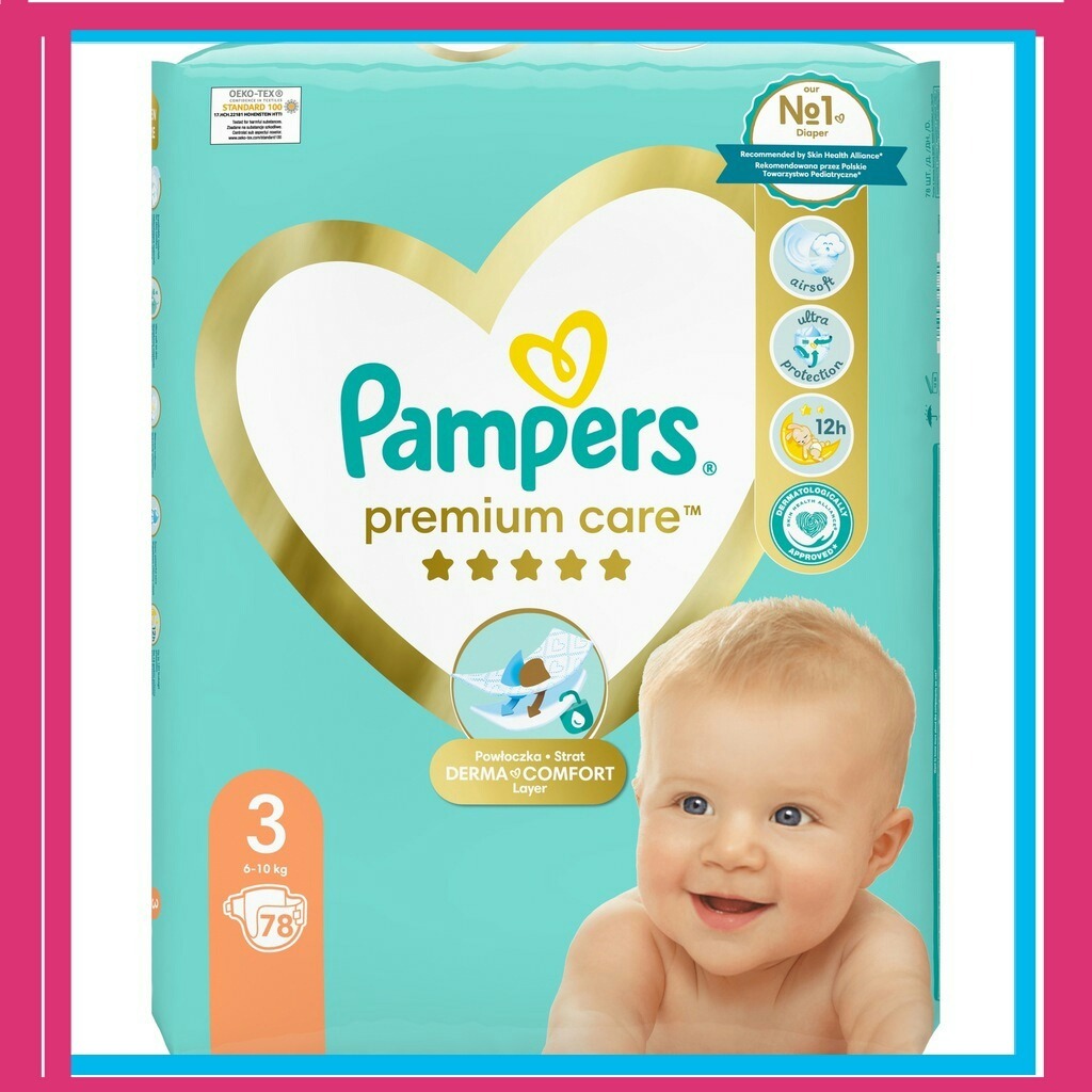 pieluchy pampers premium care 3