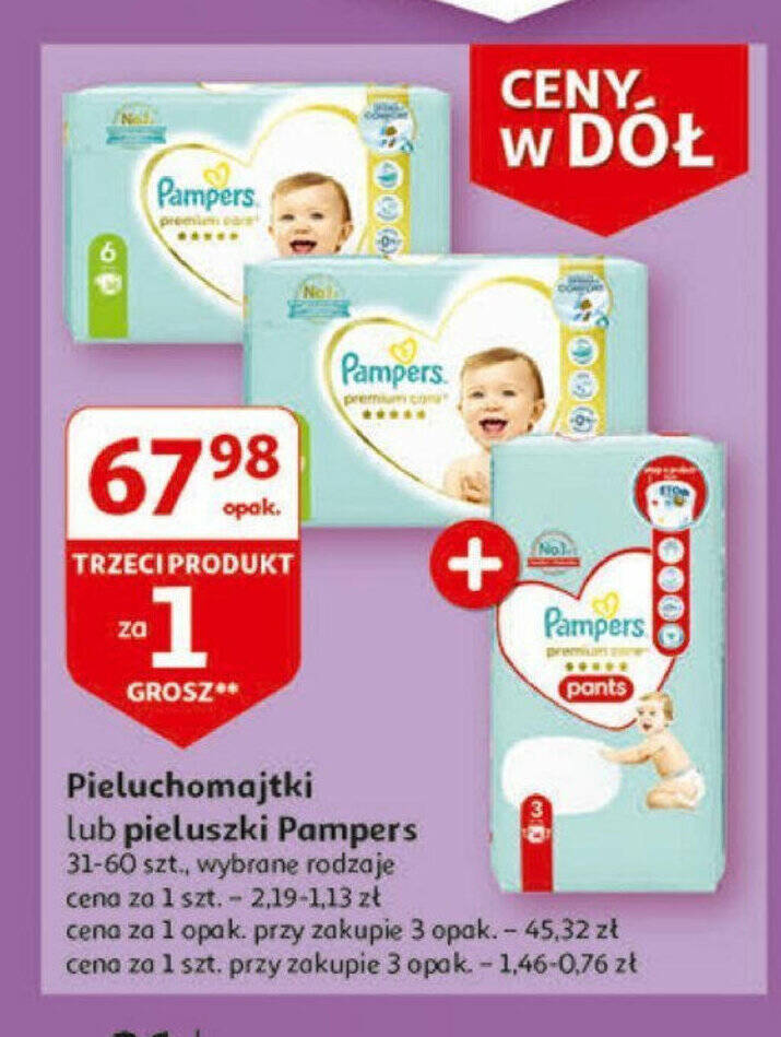 pieluchy pampers gdzie promocja