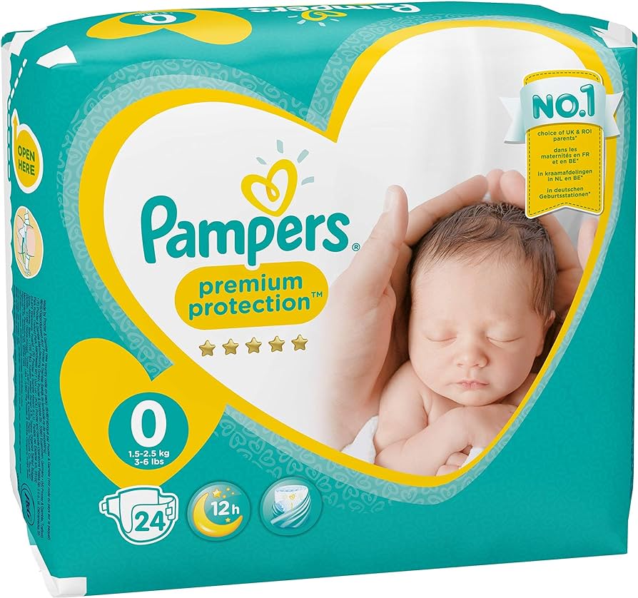 10 sztuk pampers premium care rozmiary