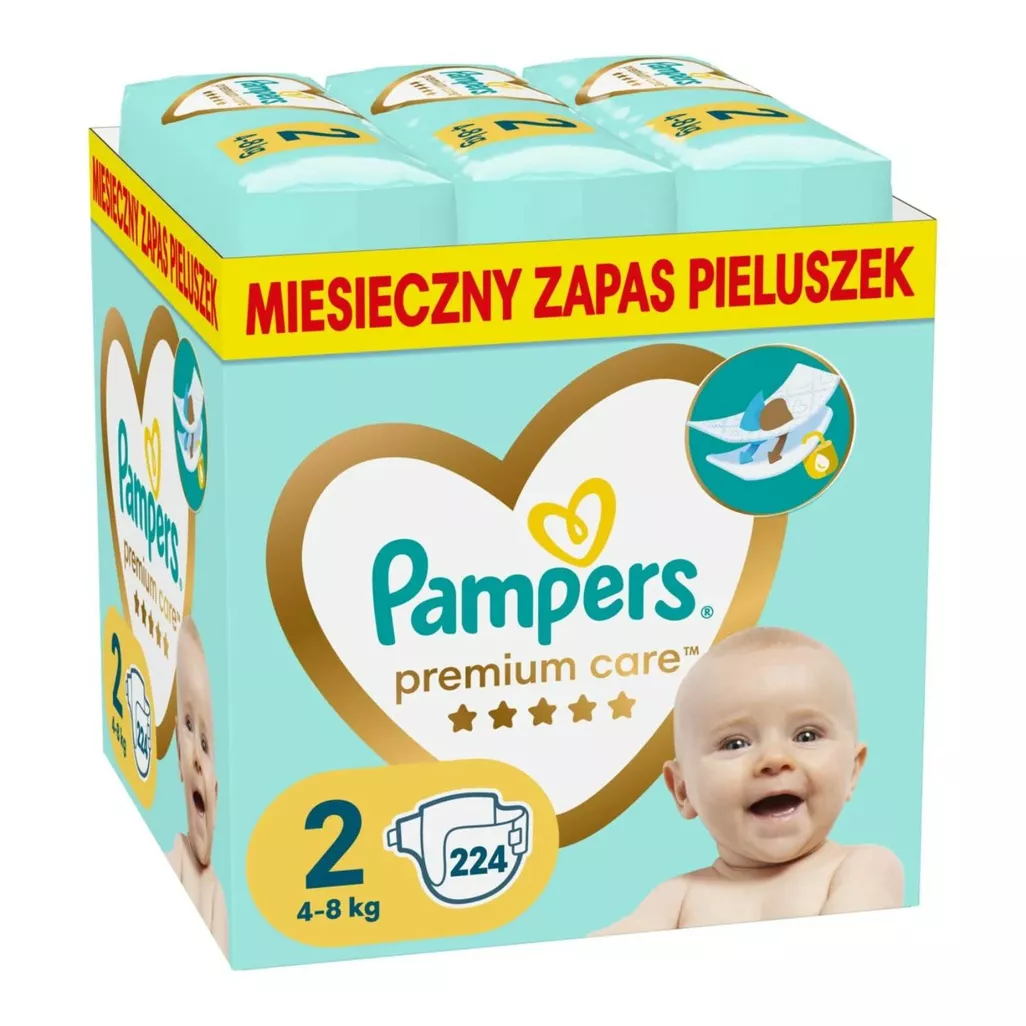 pieluchy pampers premium care 2 240szt