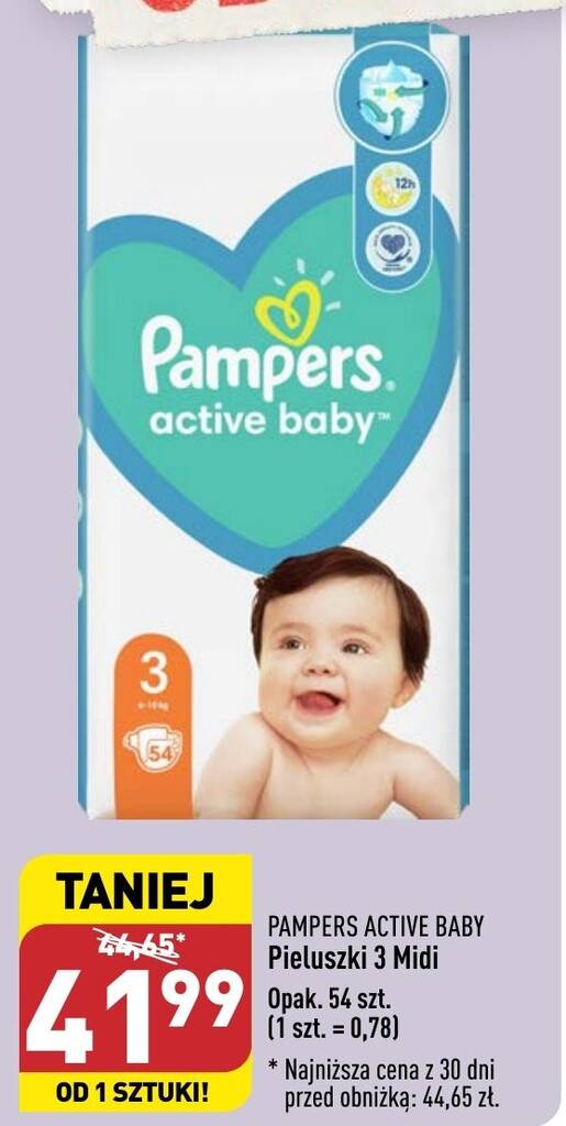 pampers 86 szt