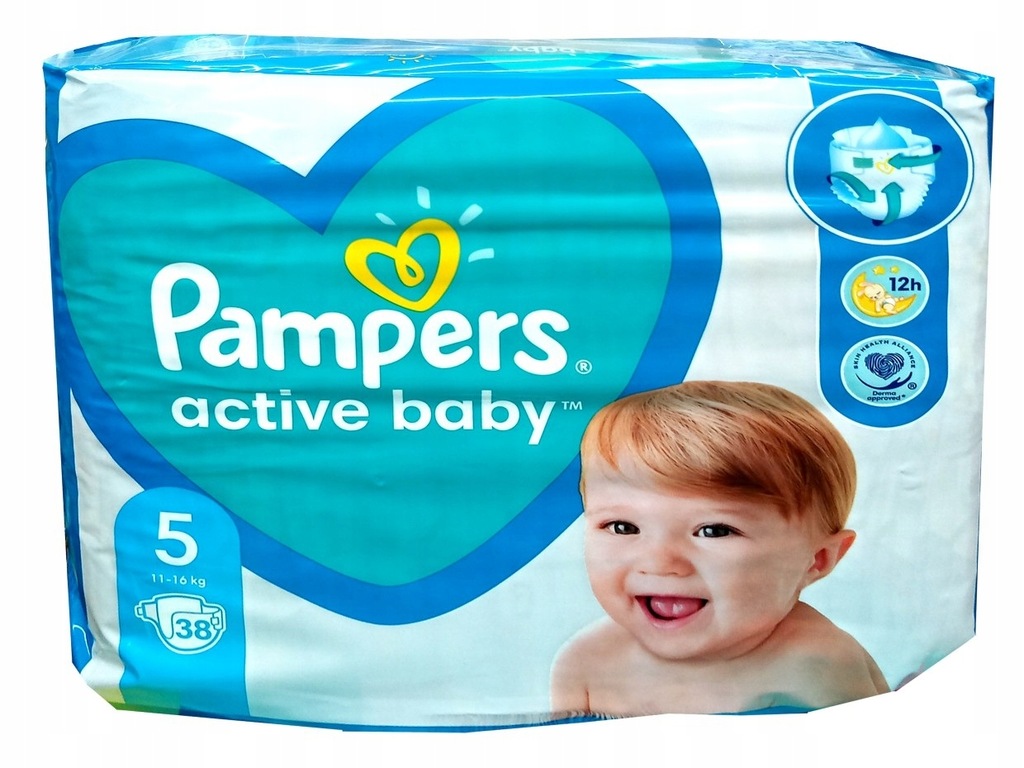 pampers active baby 5 64 szt