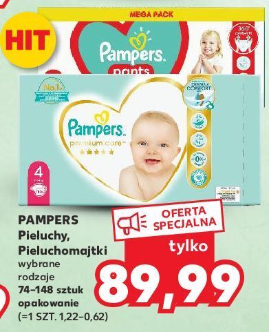 pieluchomajtki pampers premium care pants 5