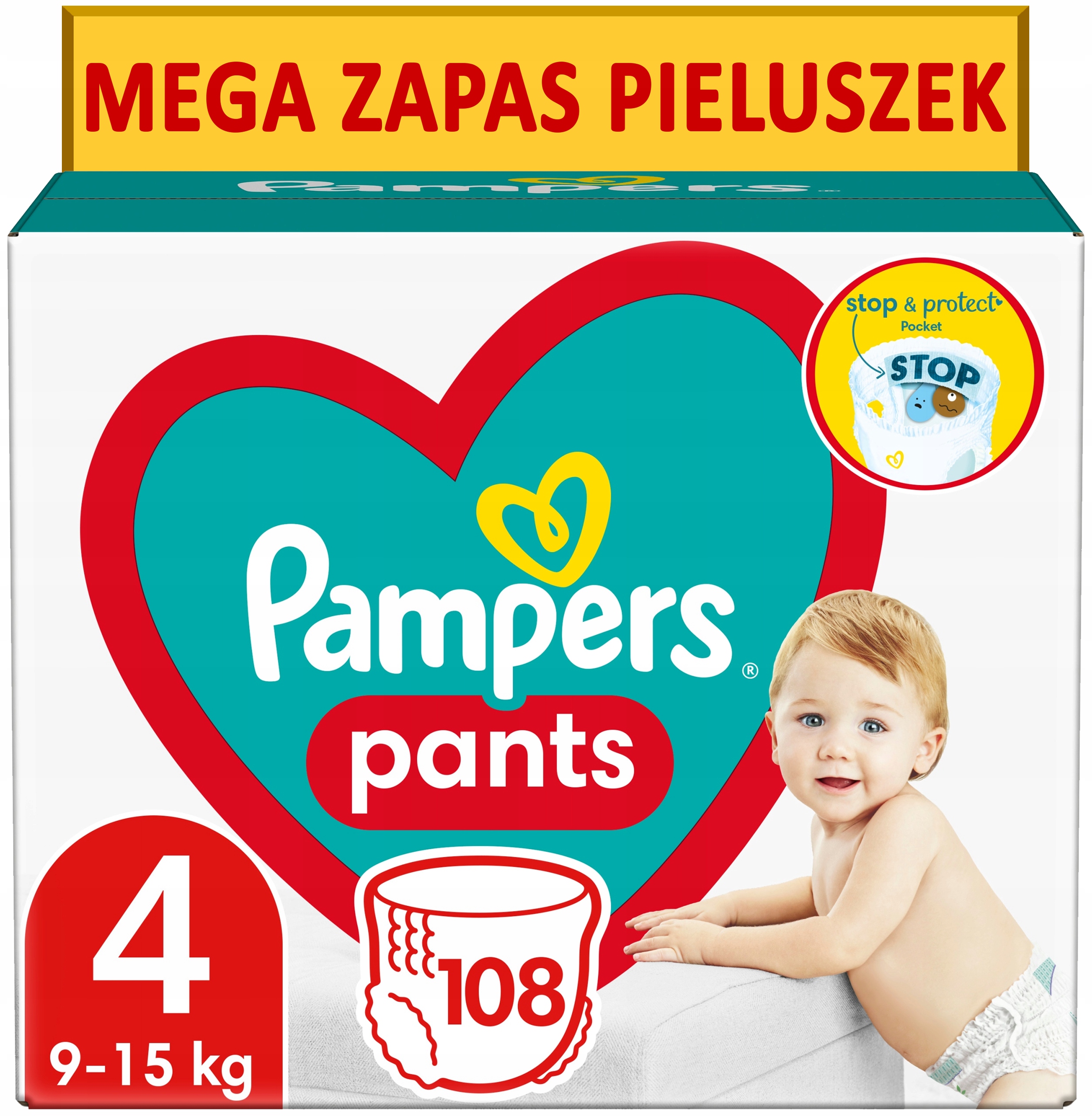 pampers mega box size 4