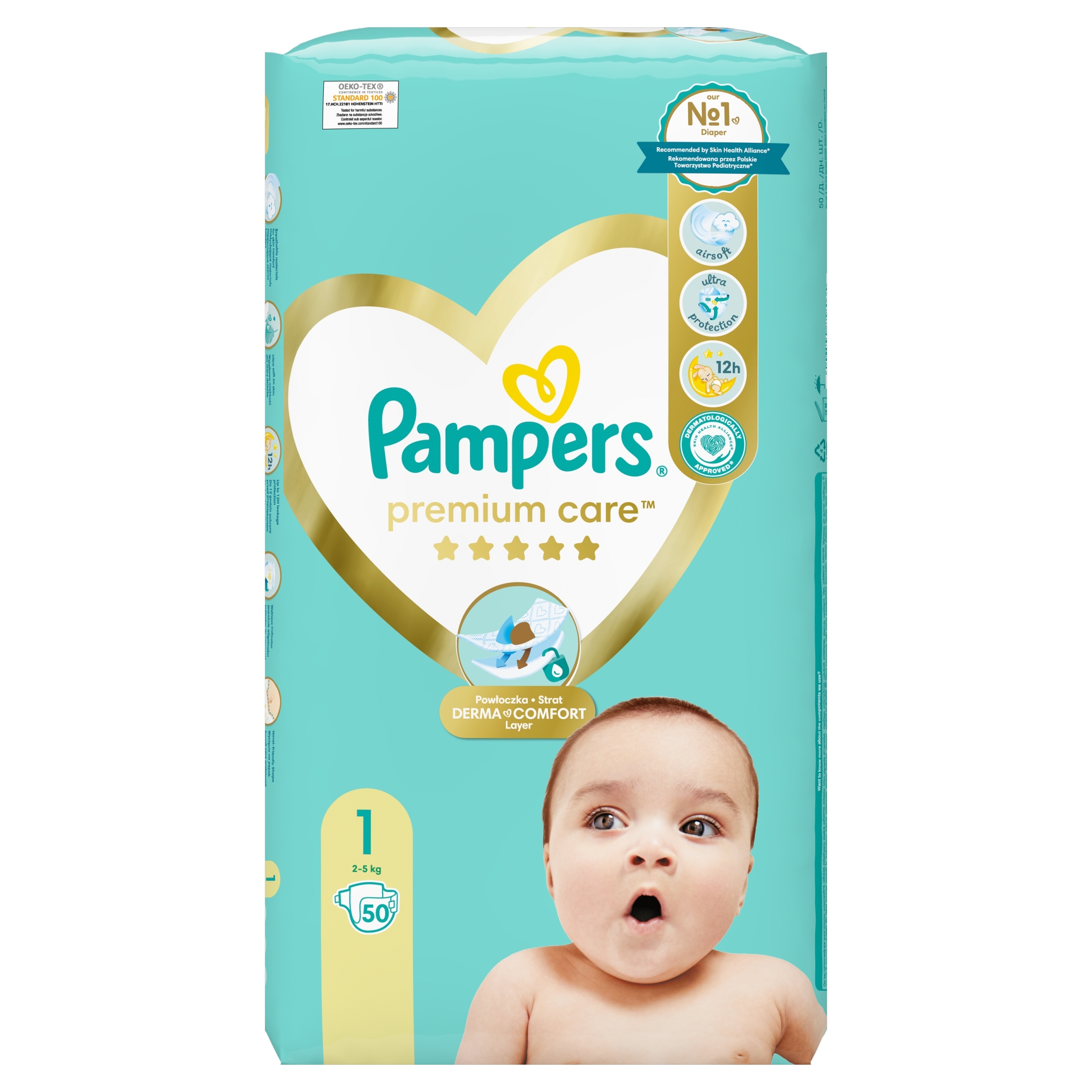 pampers pieluchy premium care 3 midi 204 szt