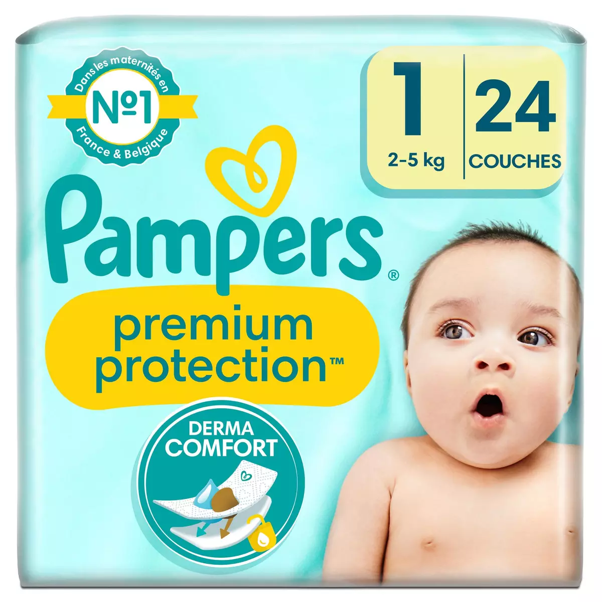 piel pampers 2 box mini 144 mega pack