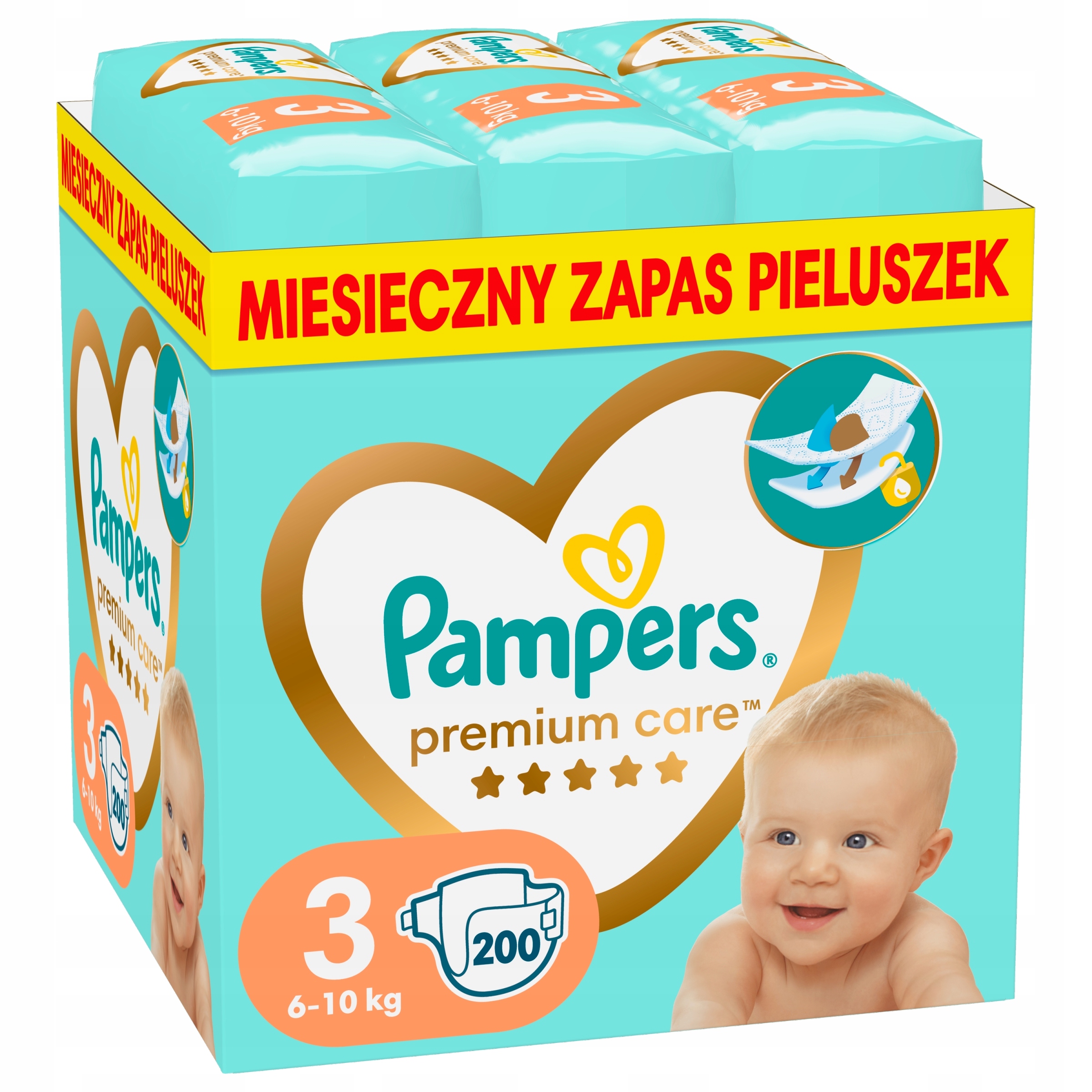 pampers rozmiar 3176 sztuk