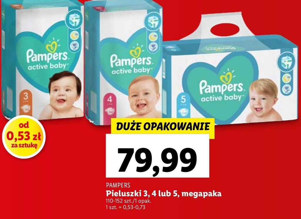 pampers pieluchy 1 88 count