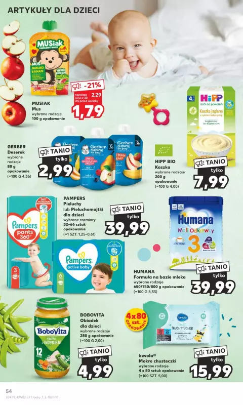 pampers 22 sztuki