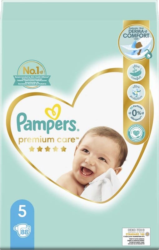 pampers sensitive chusteczki dla niemowląt 12x56 szt