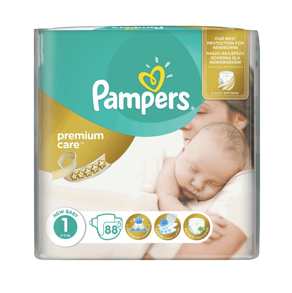 pieluszki pampers 1 premium care