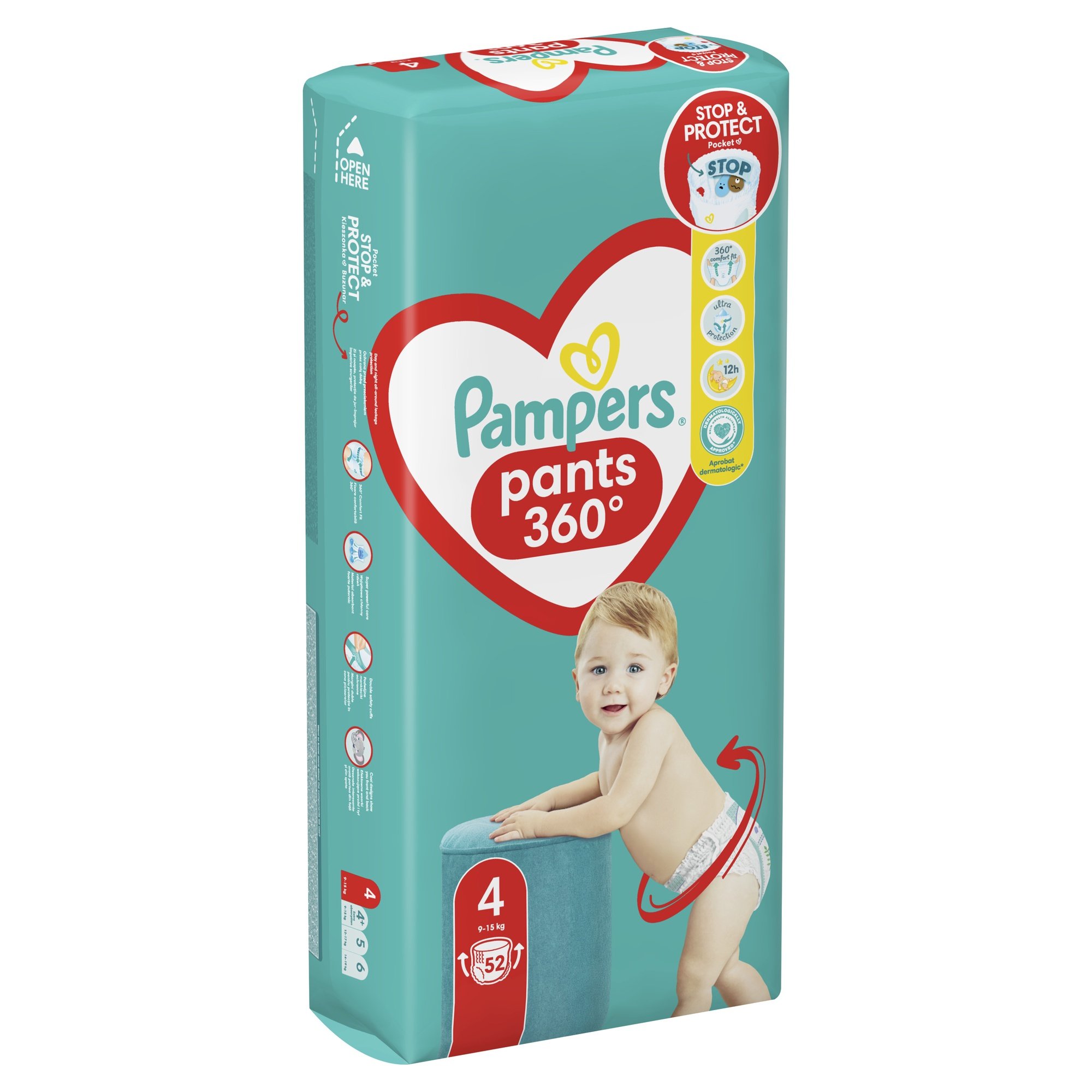 pieluchomajtki pampers 4 176 szt