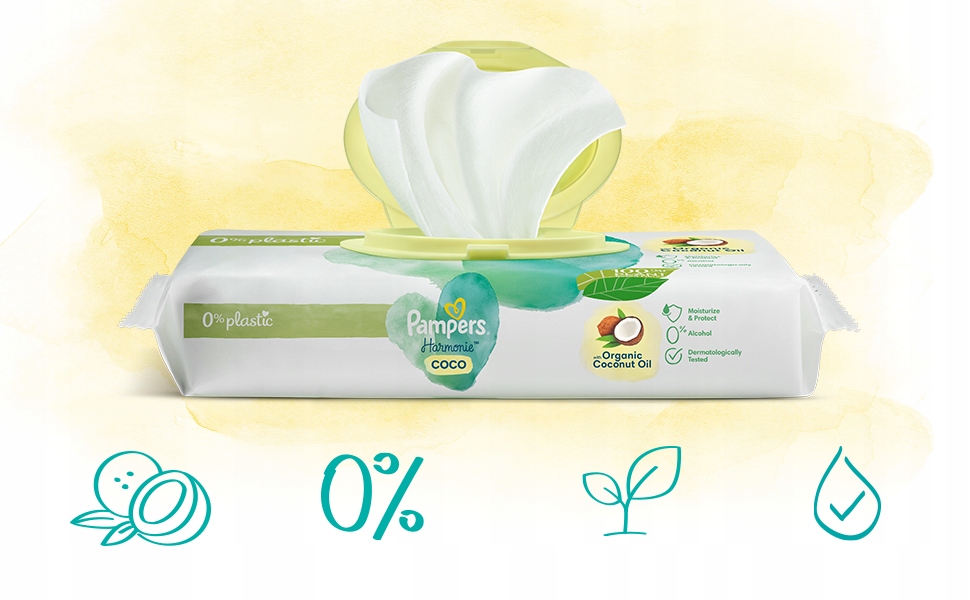 pampers new baby chusteczki nawilżane sensitive 54 sztuki