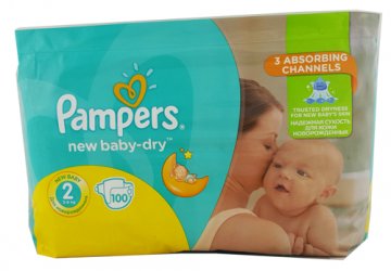 pampers new baby pieluchy rozmiar 1 newborn 2-5kg 43 sztuki