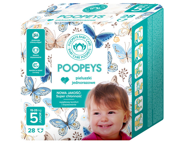 pampers pants pieluchomajtki rozmiar 5 12-17 kg junior 22 szt