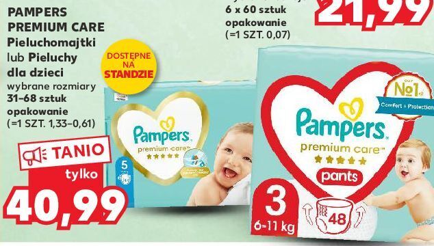 promocje pieluchy pampers 1