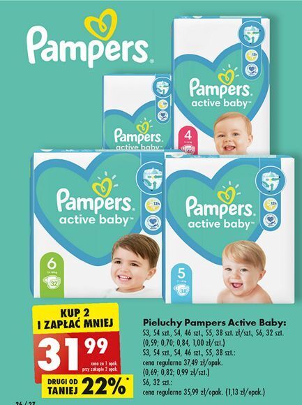 chusteczki pampers sensitive 6x80