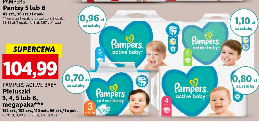 pampers pants rozmiar 7