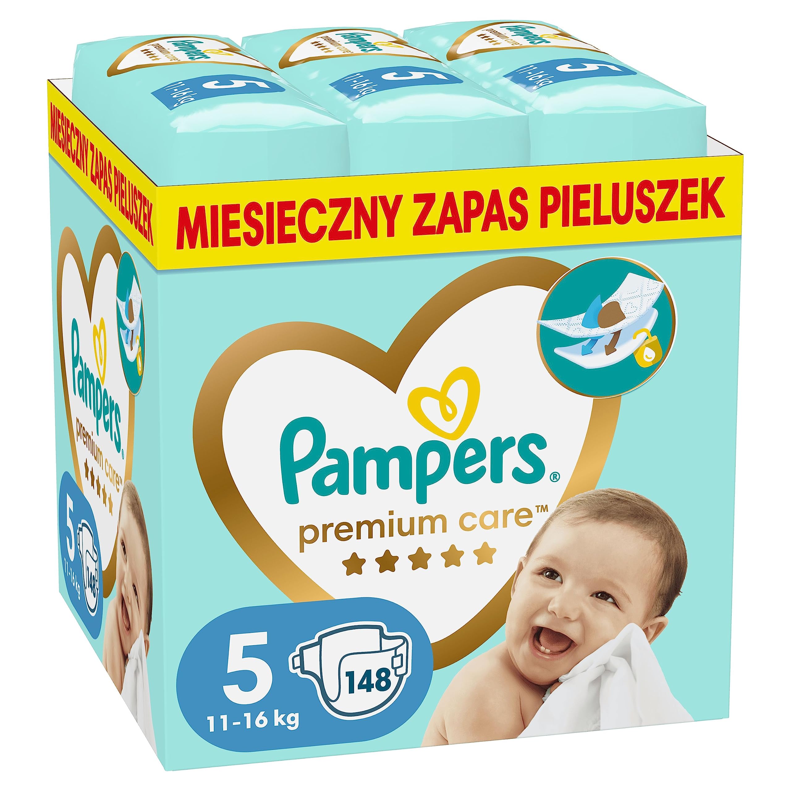 pampers 5-9 kg 58 szt