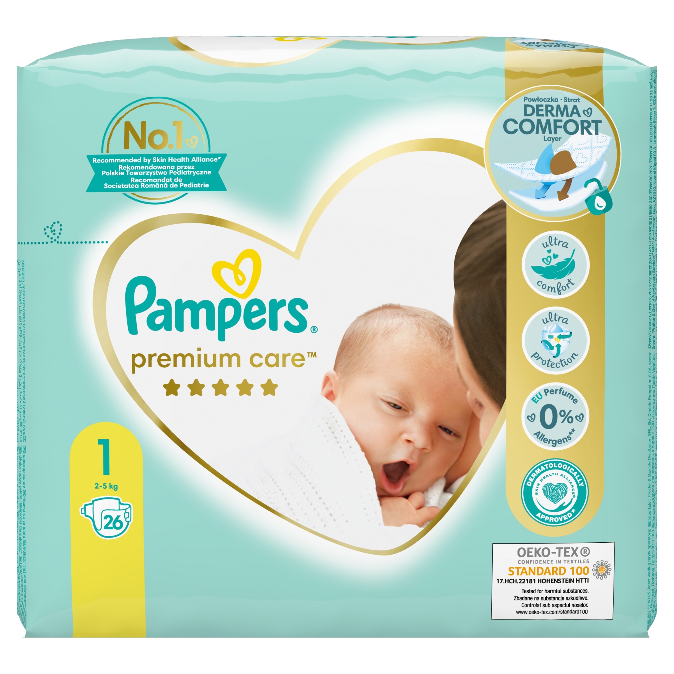 skład chusteczki pampers natural clean