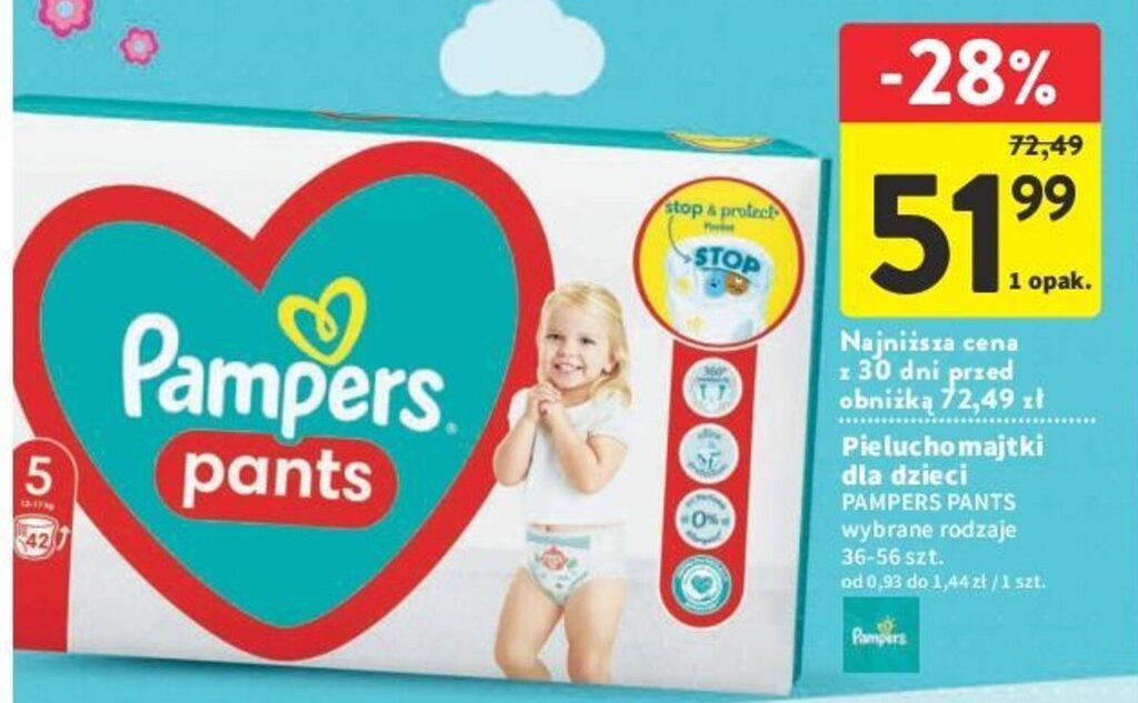 pampers 2 43 szt