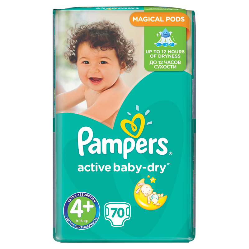 pampers avtive baby4 90szt