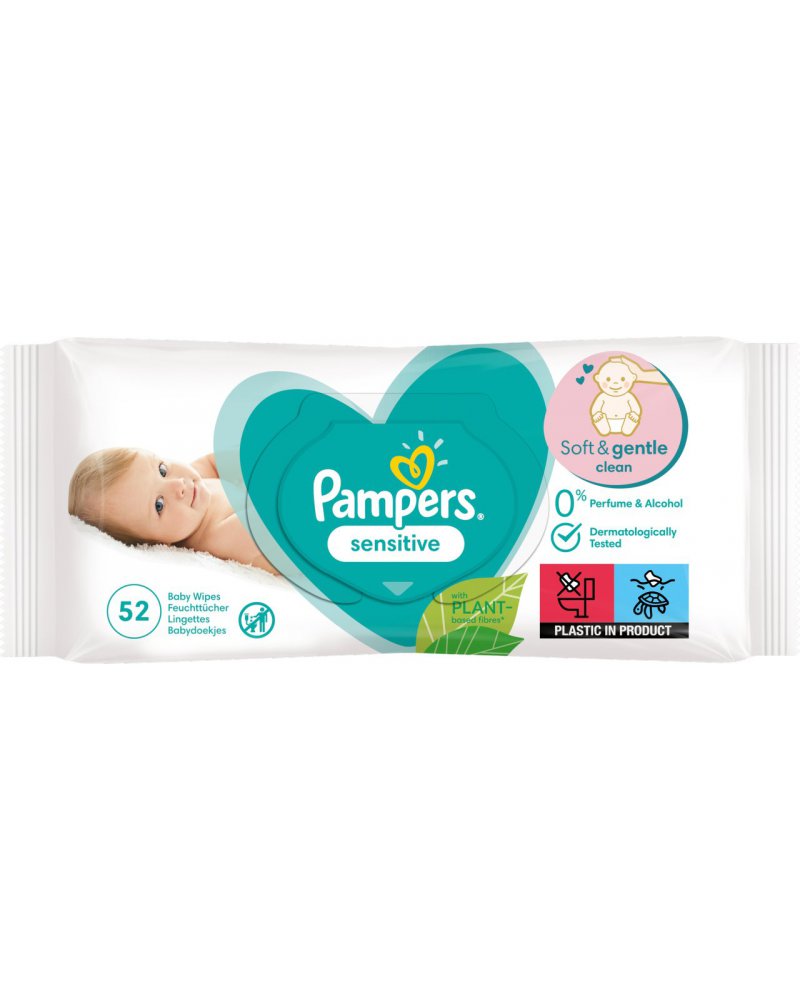 pampers sensitive chusteczki nawilżane op 56 szt