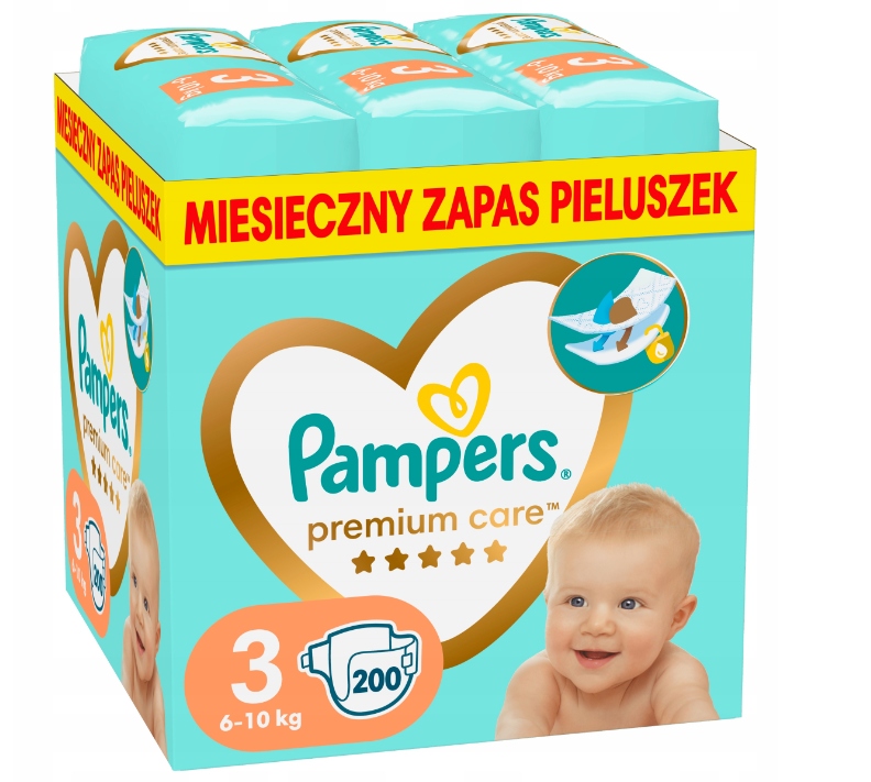 pampers pieluchy 4 52 sztuk