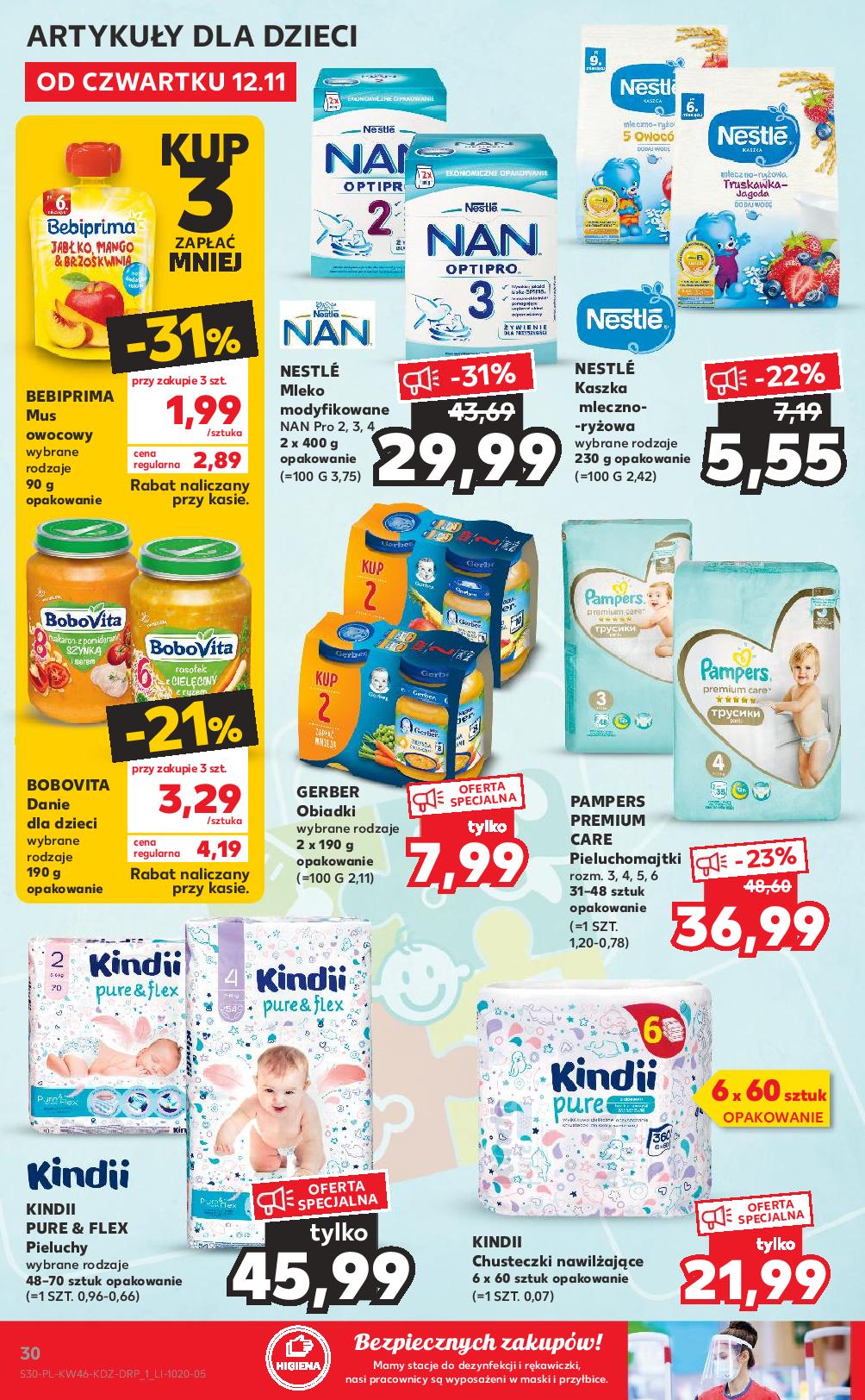 pampers pure chusteczki skład