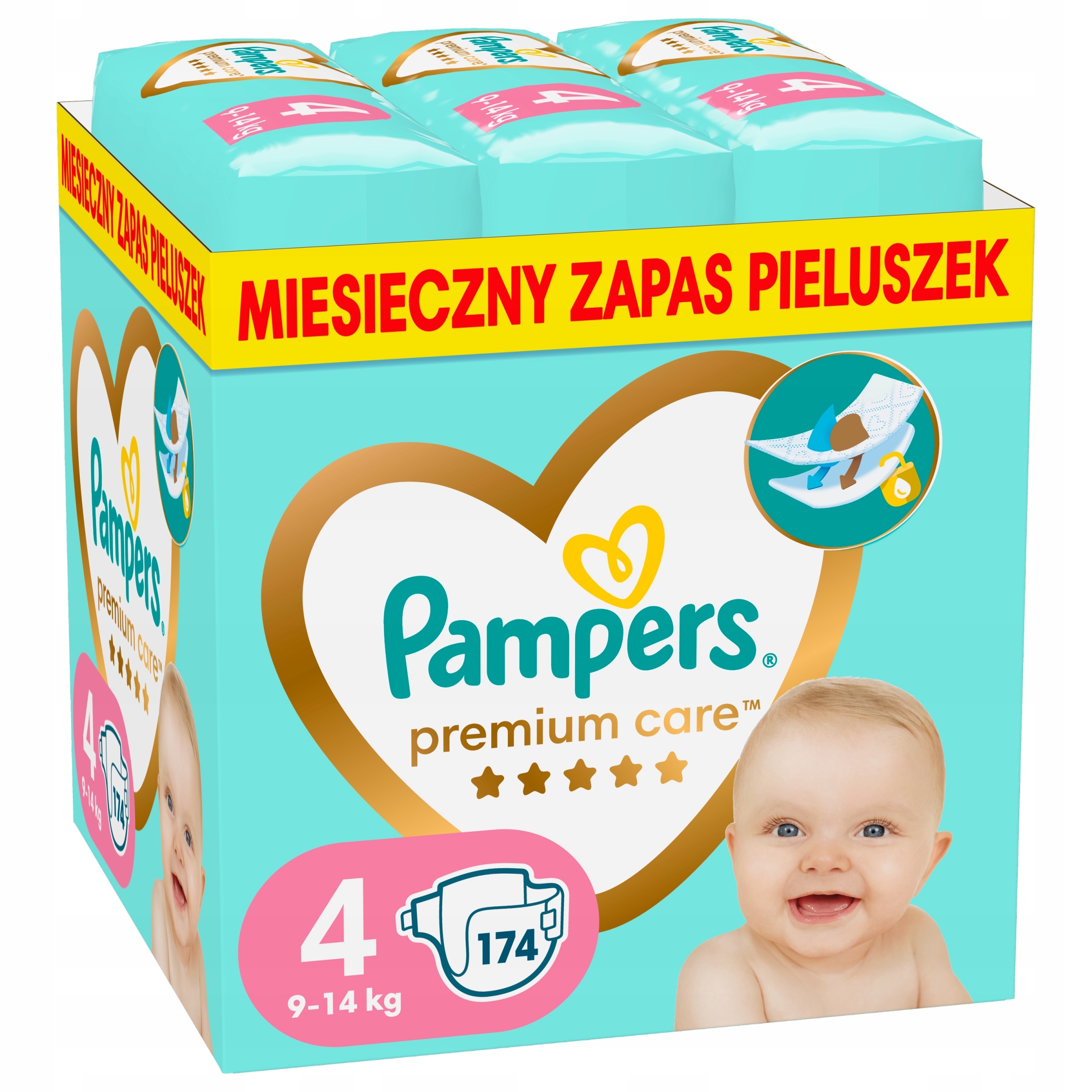 new born pampers premium