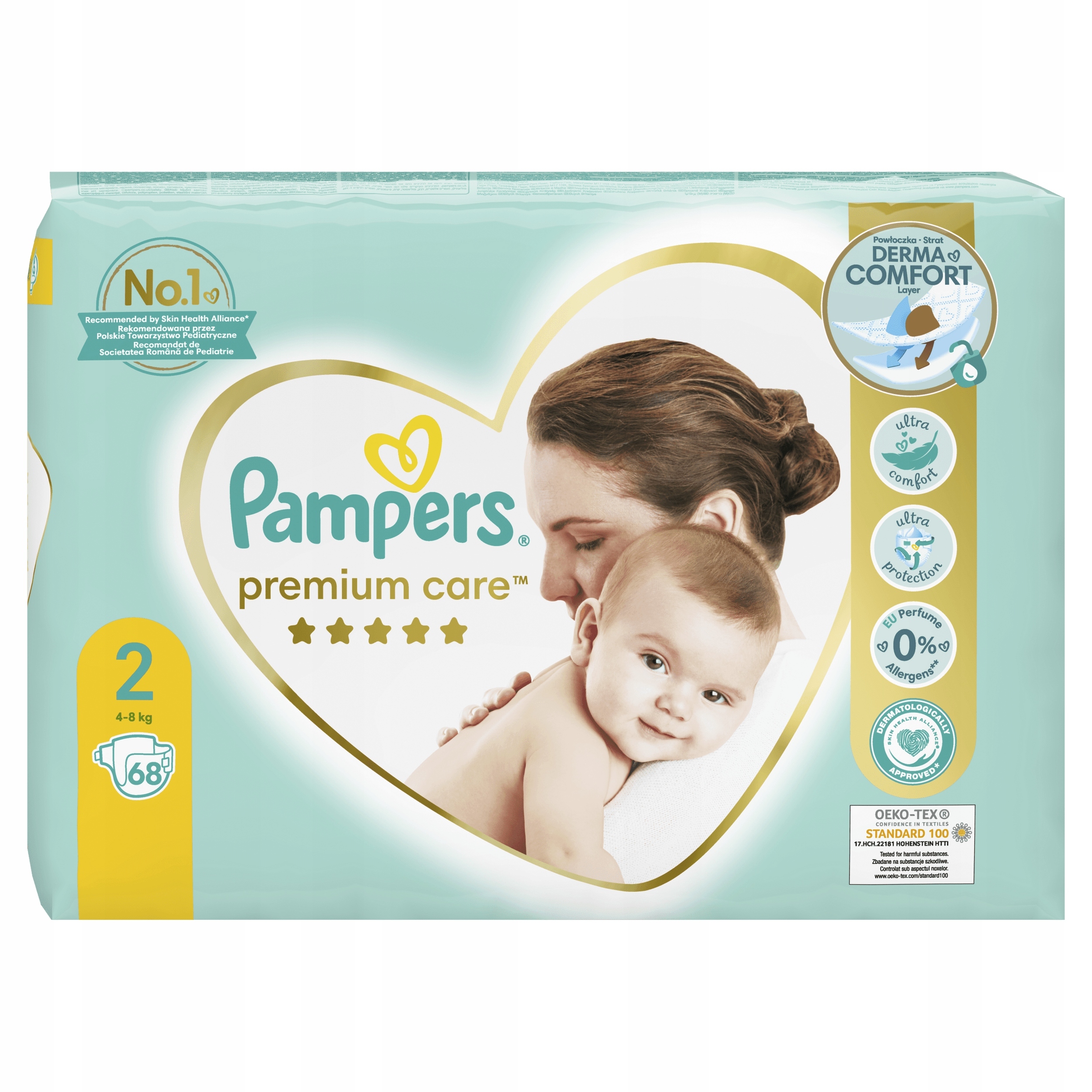 pampers pieluchy premium care 1 mini