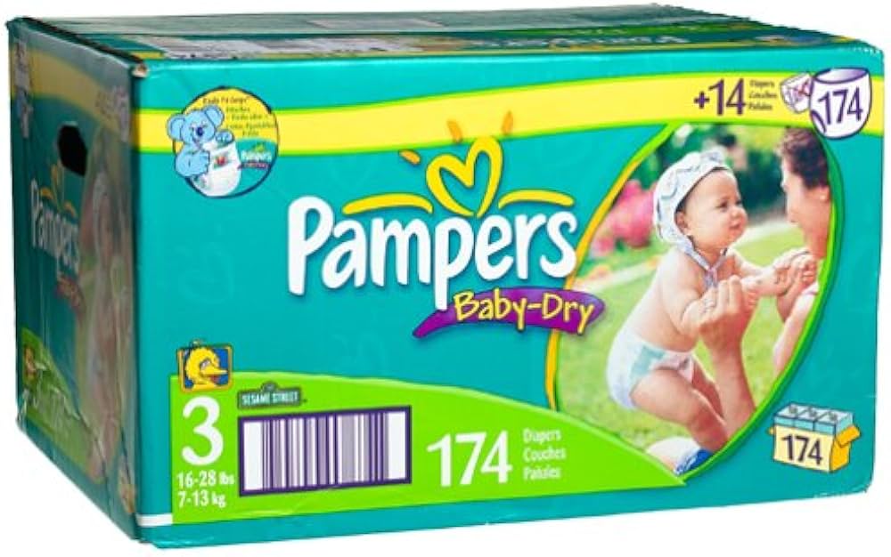 pampers 104 pack size 3