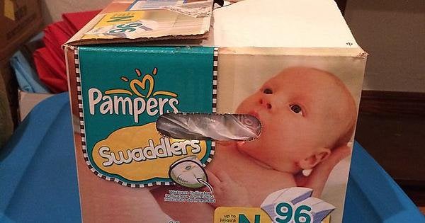 pampers pants box