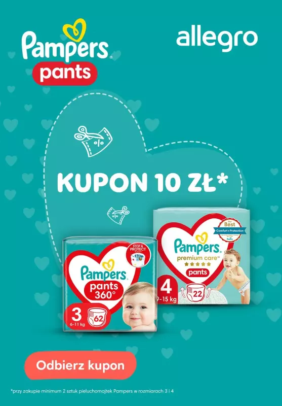 biedronka pampers 2 opakowanie