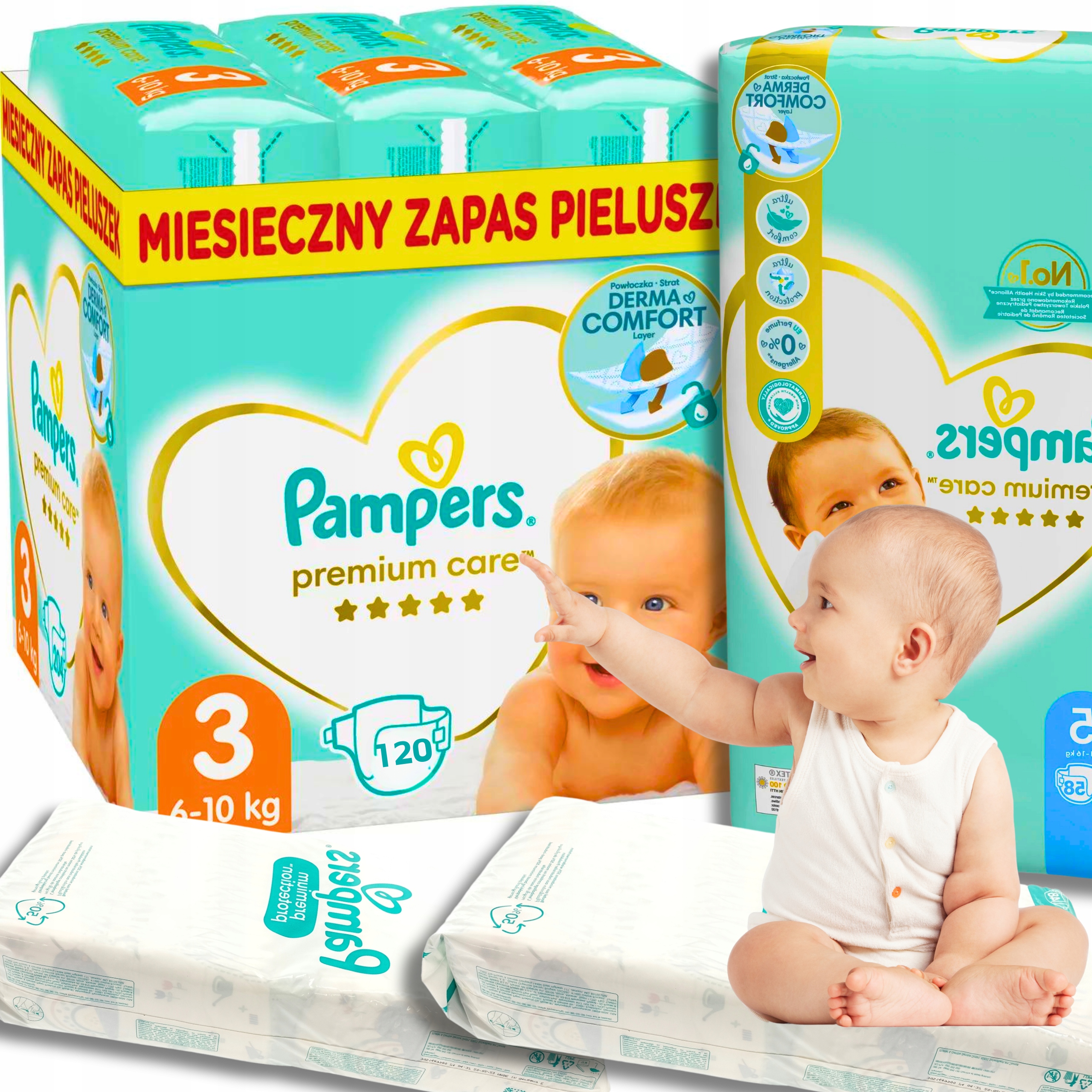 pieluchomajtki 3 pampers