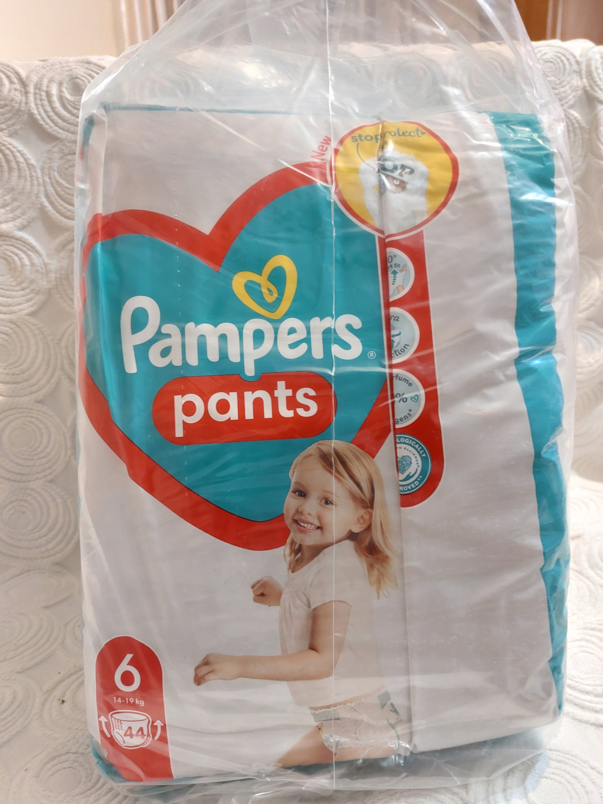 pampers sensitive chusteczki nawilżane 6x56 szt