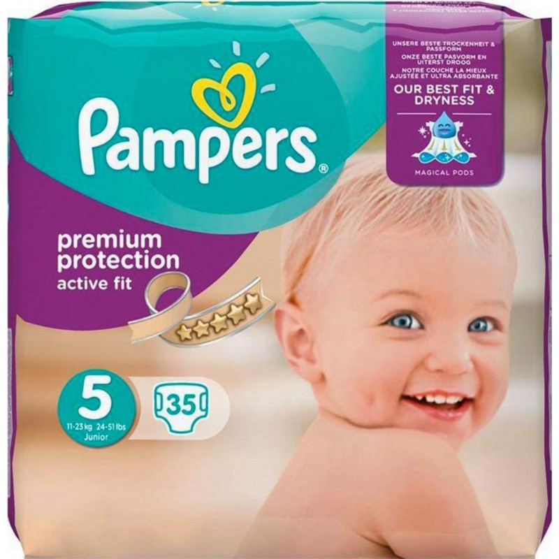 tytuł nosi pieluchy pampers 9