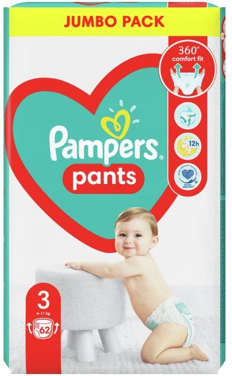 pampers pants pieluchomajtki 4 maxi 52 szt