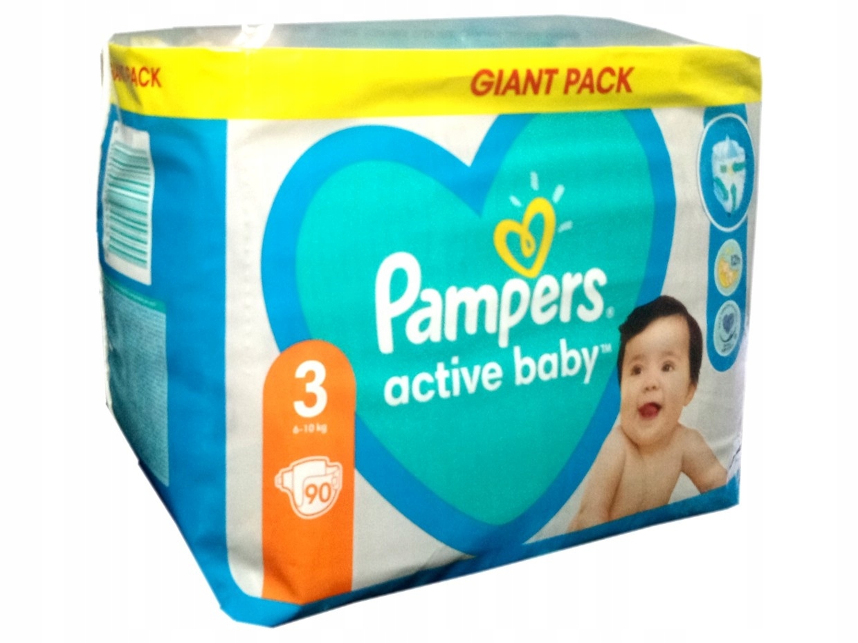 pieluchy pampers active baby-dry 2