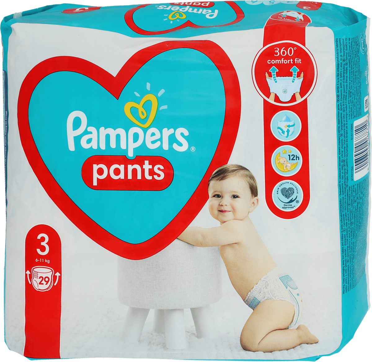 pieluchomajtki pampers premium care pants 6 44 szt