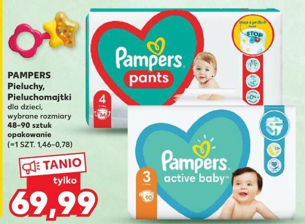 pamper active baby 5 42 szt