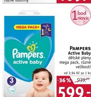 pampers 4+ miesieczny zapas