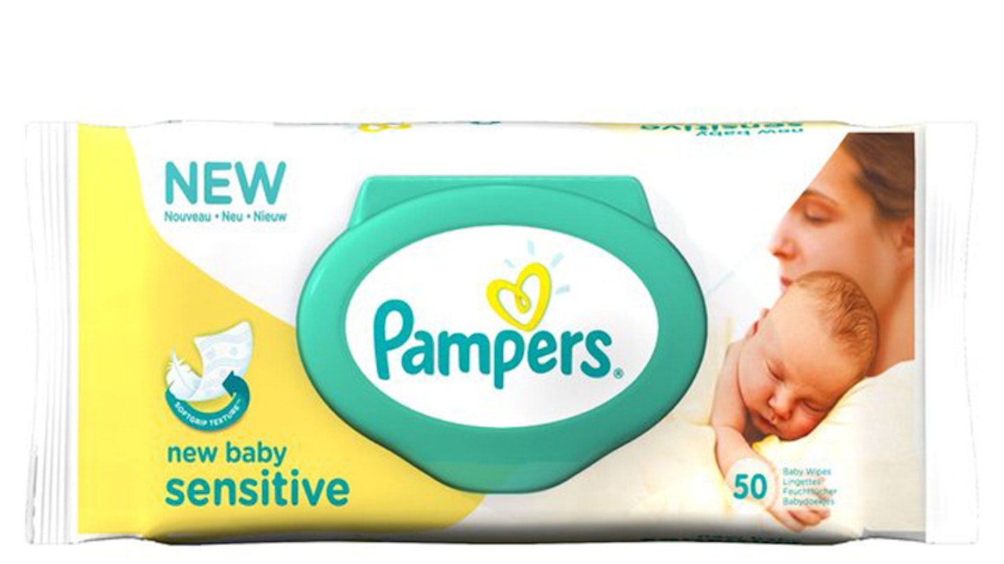 pampers sensitive chusteczki nawilżane 6x56 szt