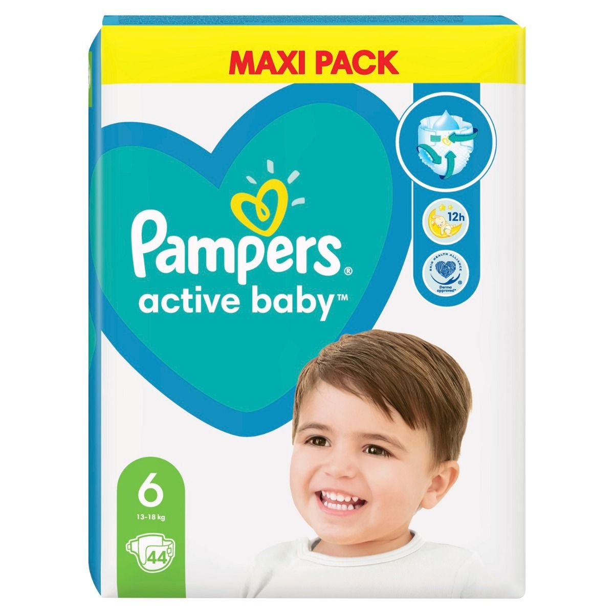 pampers baby active dry 6