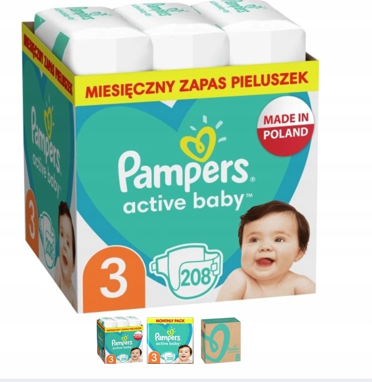 pampers active baby nowe przeciekają