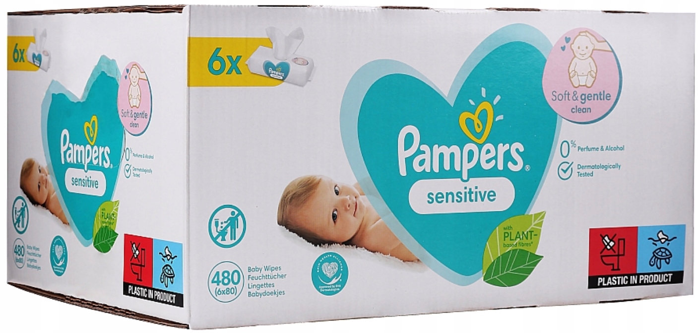 pampers mokre chusteczki biedronka