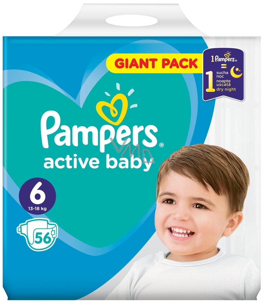 pieluchy pampers active baby dry 4