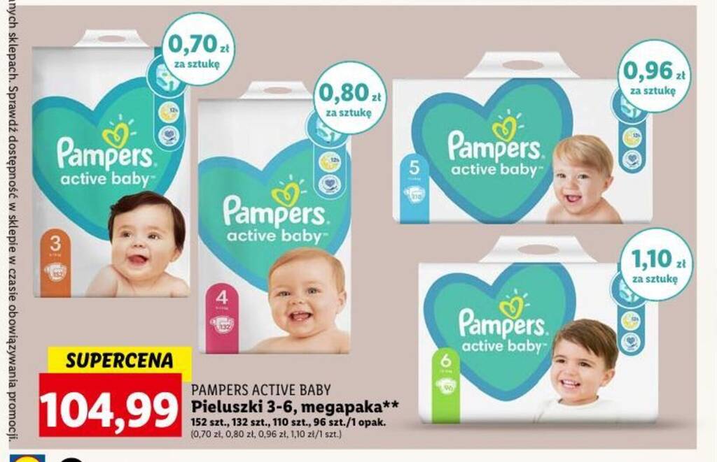 pampers premioum 4 168